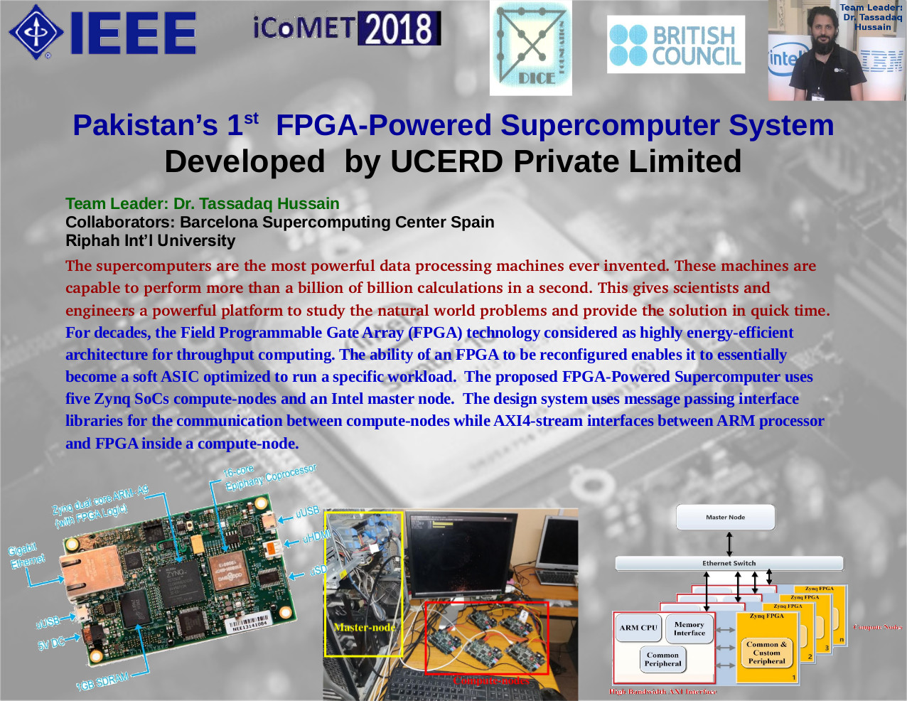 Pakistan’s 1 st FPGA-Powered Supercomputer System Developed by UCERD Private Limited
